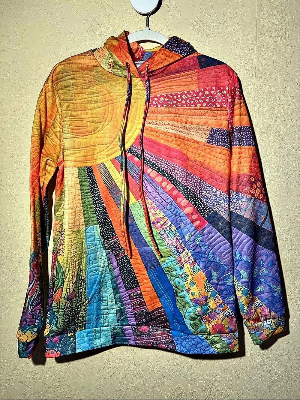 Multicolor Geometric Jacket Size XL Like New